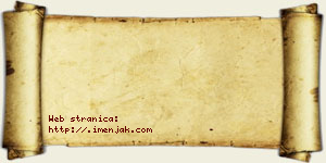 Miljana Bojković vizit kartica